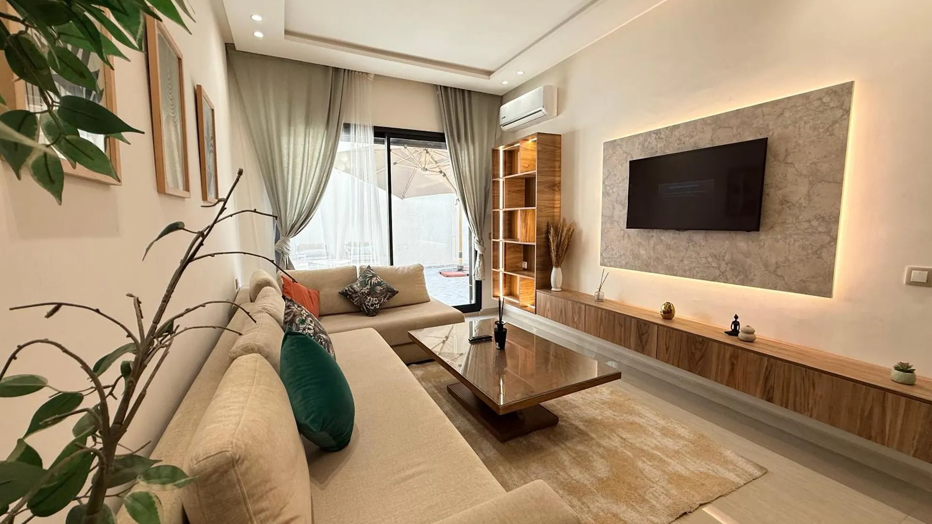 Cosy Patio Sunny 2Br - New Building - Near Oasis Train Station Apartment Casablanca