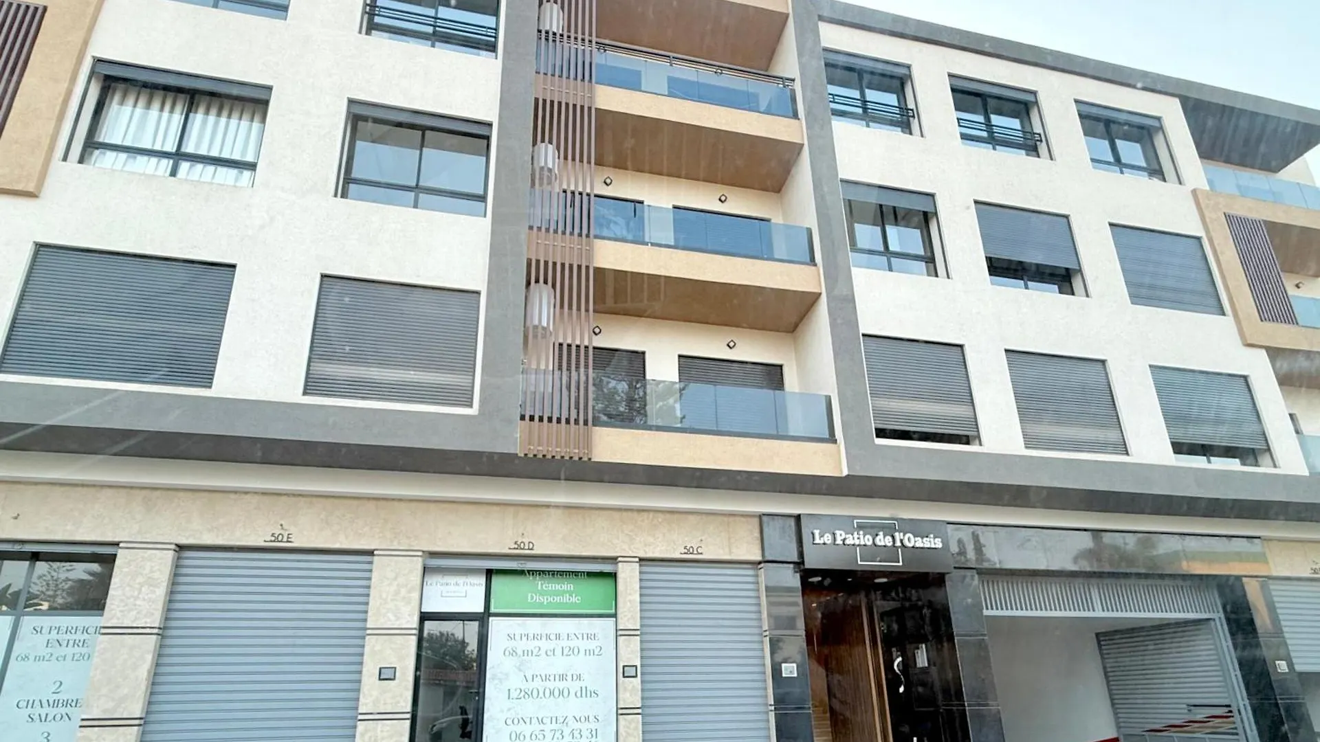 Cosy Patio Sunny 2Br - New Building - Near Oasis Train Station Apartment Casablanca
